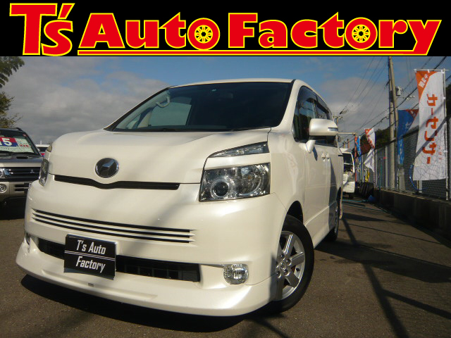Click for price on this 19yトヨタヴォクシー2.0Z左側パワースライドドア・純正エアロ